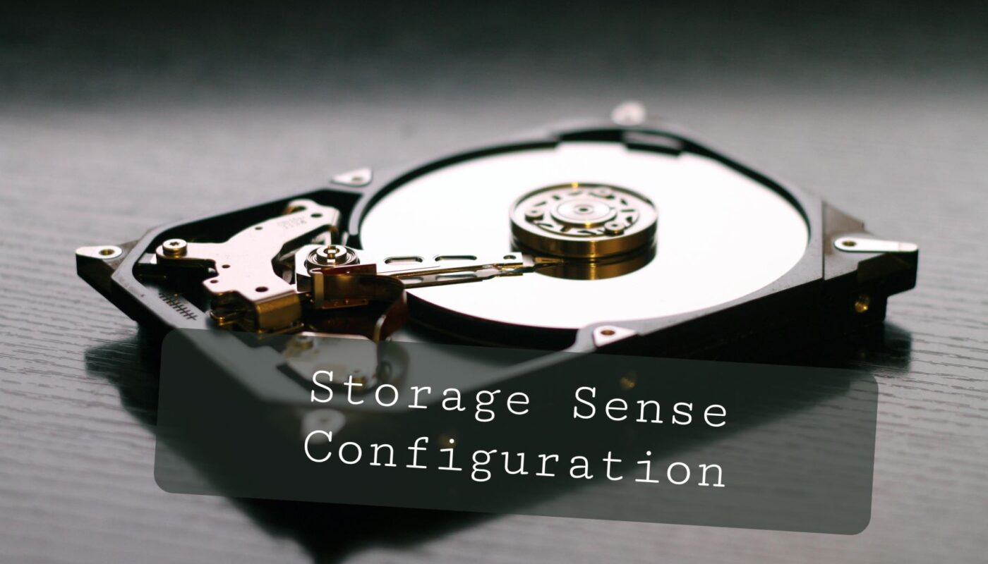 Storage Sense Configuration