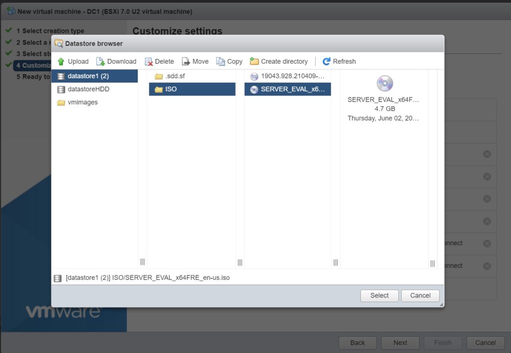 Find the Windows Server 2022 ISO