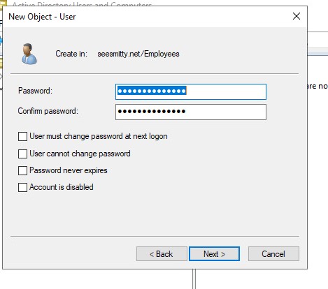Use good password practices