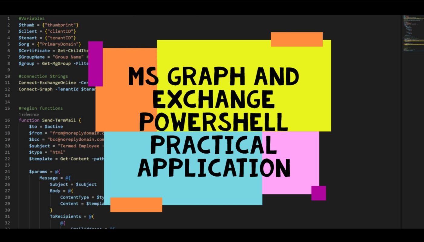exchange powershell practical application