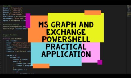 exchange powershell practical application