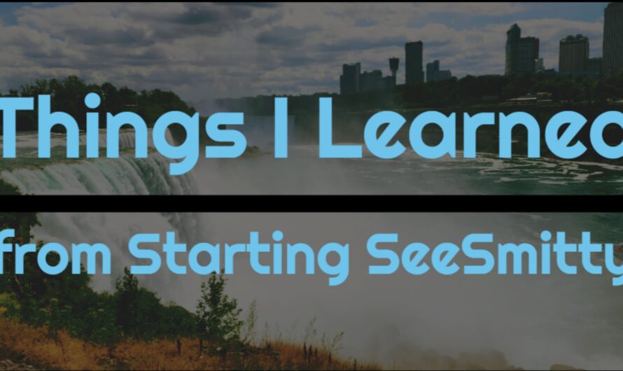 Seven Things Learned from Launching my Website