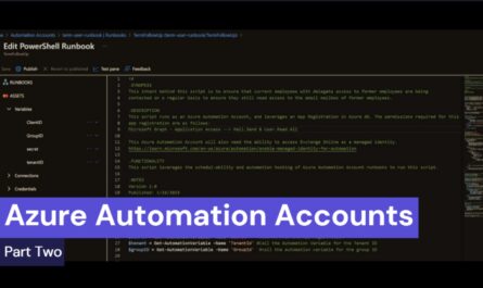 azure automation accounts