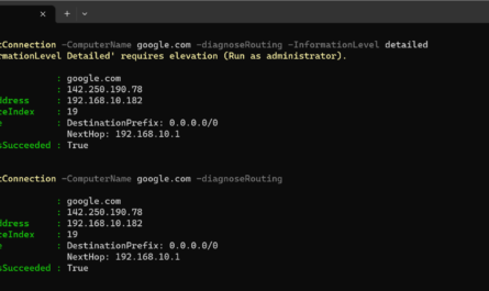 test-netconnection