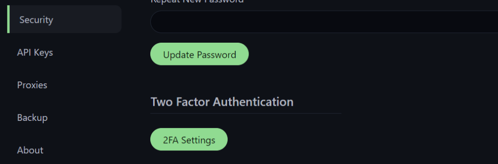 security settings for home lab monitoring tool