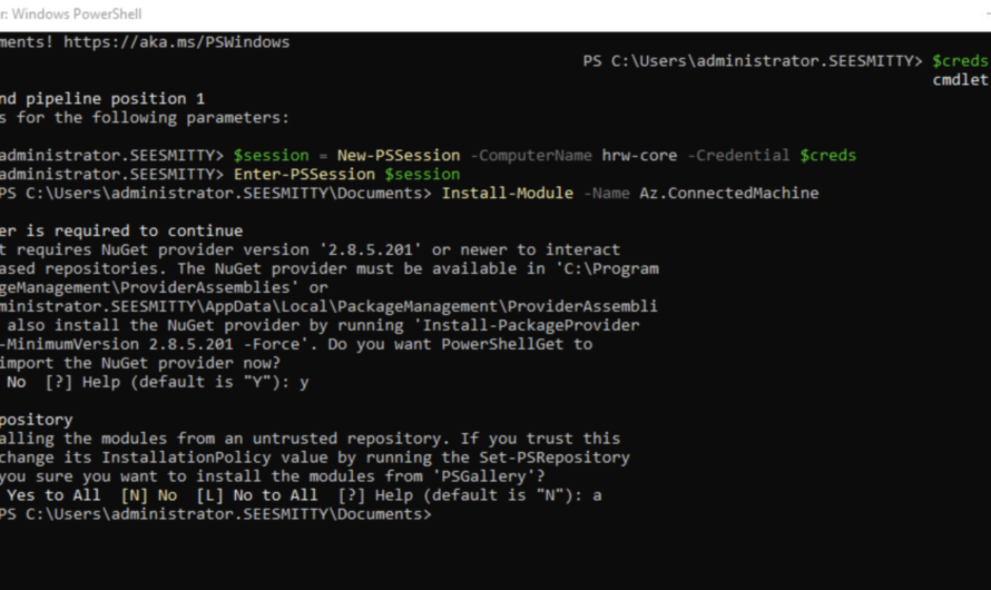 How to Setup Hybrid Worker Extension in Windows Server Core